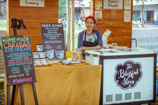 A Blissful POP-UP SCOOP SHOP at the Greenfield Weekend Market